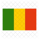 Mali Bandeira Pais Ícone