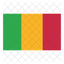 Mali Bandeira Do Pais Bandeira Ícone