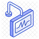 Eletrocardiograma Ecg Monitor Icon