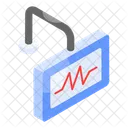 Eletrocardiograma Ecg Monitor Icon