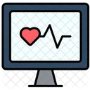 Eletrocardiograma Cardiograma Ecg Icon