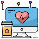 Eletrocardiograma Cardiograma Ecg Icon