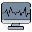 Eletrocardiograma Cardiograma Ecg Icon