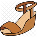 Icono De Relleno De Zapatos Icono