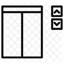 Levantar Seta Para Cima E Para Baixo Maquina Ícone