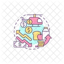 Investing Market Elevated Icon
