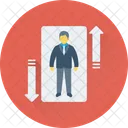 Elevator Lift Man Icon