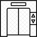 엘리베이터 리프트 건물 아이콘