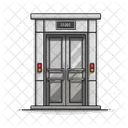 Lift Hotel Building Icon