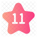 Eleven Number Shapes And Symbols Icon