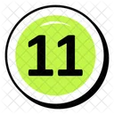 Eleven Number  Icon