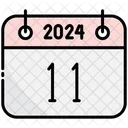 Eleventh Calendar 2024 Icon