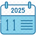 Eleventh Calendar Time Icon