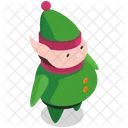 Elf Character Isometric Icon