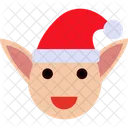 Elf Christmas Character Icon