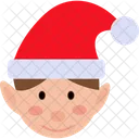 Elf Christmas Character Icon