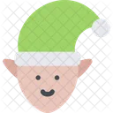 Elf New Year Icon