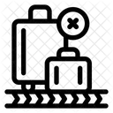 Eliminar reclamo de equipaje  Icono