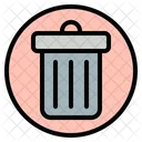 Borrar Papelera Papelera Bin Cancelar Boton Icono