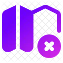 Eliminar Mapa Marcador De Posicion Icon