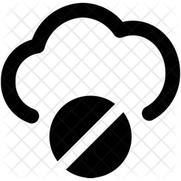 Eliminar almacenamiento en la nube  Icono