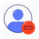 Eliminar Amigo Eliminar Usuario Eliminar Cuenta Icono