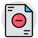 Eliminar Archivo Formato De Archivo Tipo De Archivo Icon