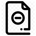 Eliminar Documento Archivo Icon