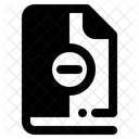 Eliminar Documento Archivo Icon