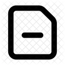 Eliminar Archivo Eliminar Documento Cancelar Archivo Icon