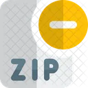 Eliminar Archivo Zip Archivo Zip Eliminar Archivo Icon