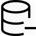 Eliminar base de datos  Icono
