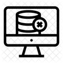 Eliminar base de datos  Icono