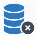 Eliminar Cancelar Base De Datos Icono