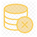 Eliminar base de datos  Icono