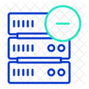 Ireliminar Servidor Eliminar Base De Datos Eliminar Servidor Icono