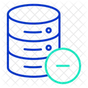 Eliminar Idabase Eliminar Base De Datos Eliminar Servidor Icono
