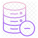 Eliminar Idabase Eliminar Base De Datos Eliminar Servidor Icono