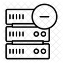 Ireliminar Servidor Eliminar Base De Datos Eliminar Servidor Icono