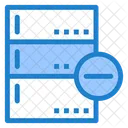 Eliminar Base De Datos Eliminar Servidor Cancelar Base De Datos Icono