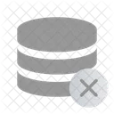Eliminar base de datos  Icono