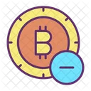 Eliminar Eliminar Bitcoin Eliminar Bitcoin Icono