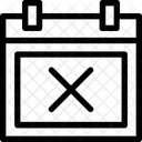 Eliminar Calendario Programar Icono