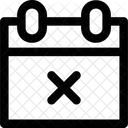 Eliminar Calendario Fecha Icono