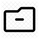 Eliminar Carpeta Archivos Y Carpetas Ui Icono