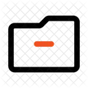 Eliminar Carpeta Archivos Y Carpetas Ui Icono
