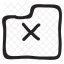 Carpeta Quitar Eliminar Icon