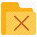 Eliminar carpeta  Icono