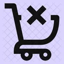 Eliminar Carrito De Compras Icono