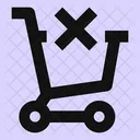 Eliminar Carrito De Compras Icono